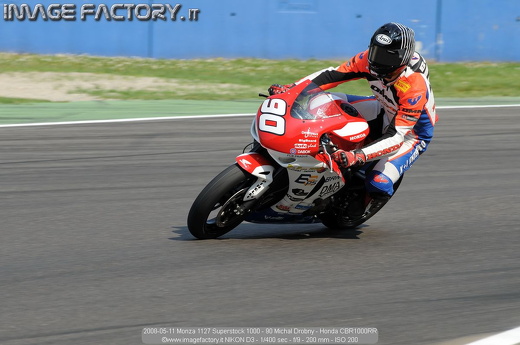 2008-05-11 Monza 1127 Superstock 1000 - 90 Michal Drobny - Honda CBR1000RR
